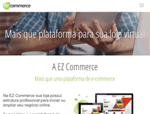 Tablet Screenshot of ezcommerce.com.br